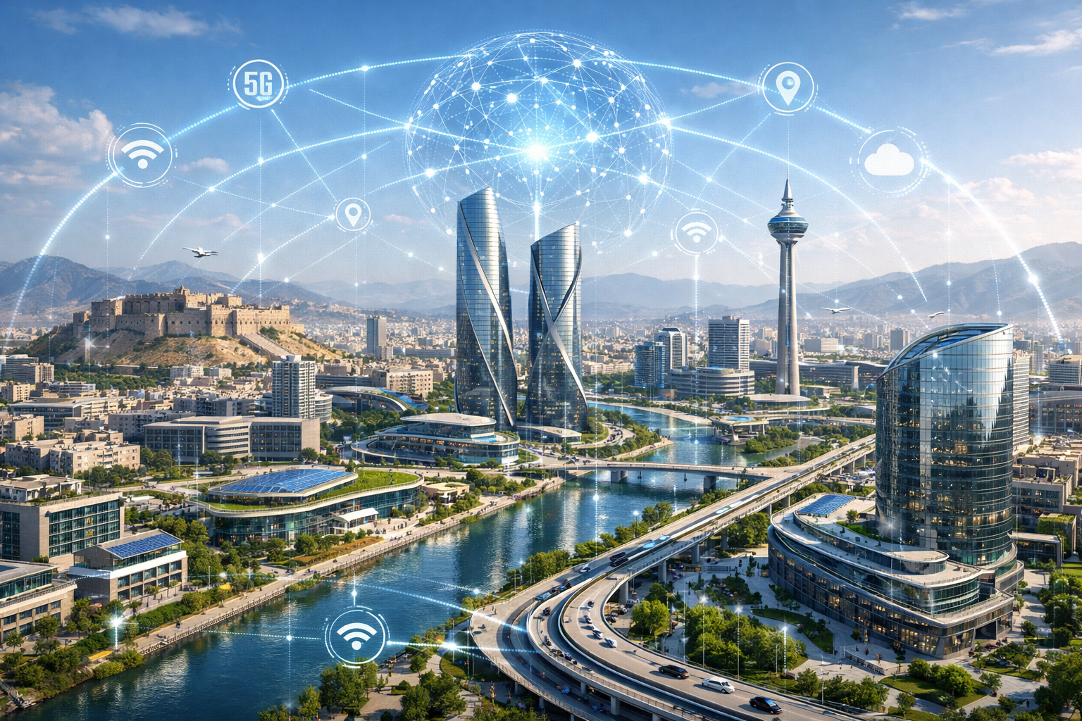 Smart city network infrastructure