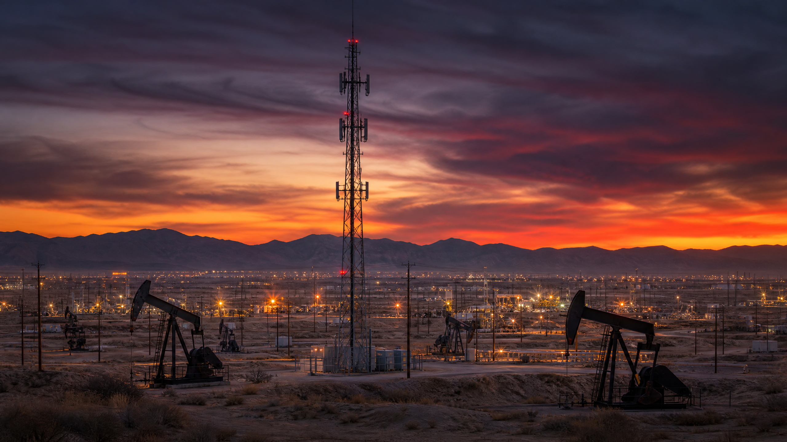 Oil Field Communication Network